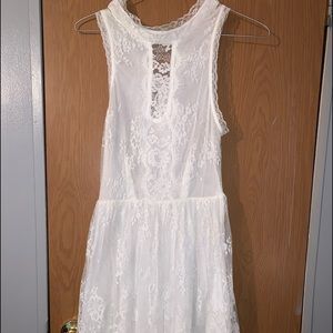 Lace white dress